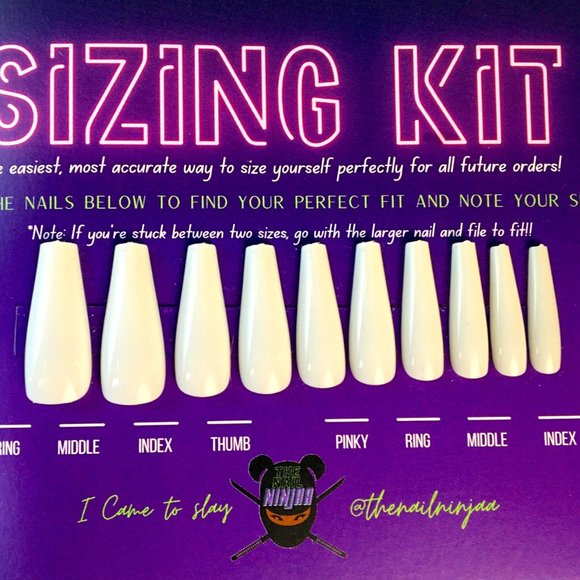 #PressPlay x The Nail Ninjaa  Sizing Kit - Picture 1 of 9